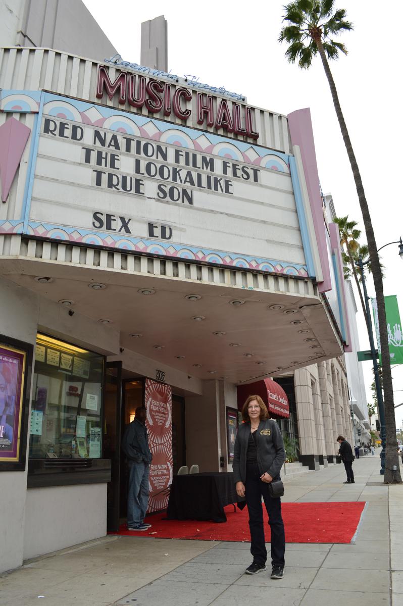 Crew member Annetta Theiding at Red Nation